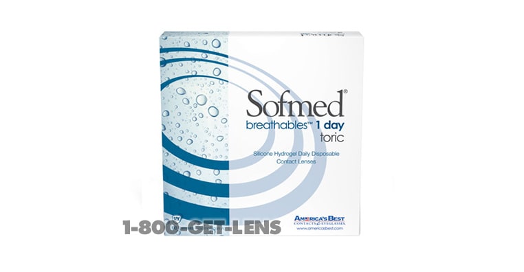 Sofmed Breathables 1-Day Toric (Same as Clariti 1-Day Toric)
