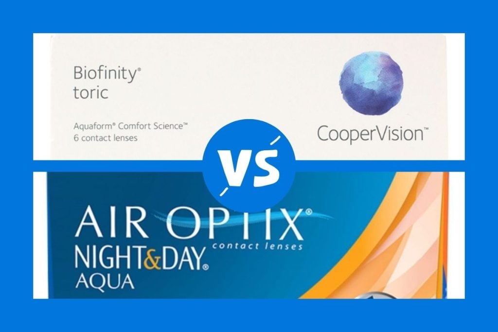 Biofinity vs AIR OPTIX Night & Day AQUA