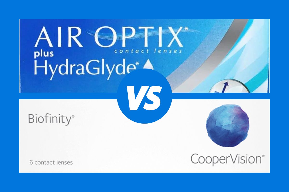 AIR OPTIX plus HydraGlyde vs Biofinity