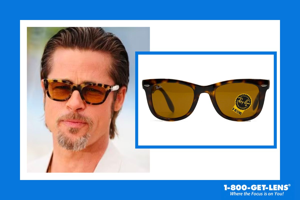 Brad Pitt s Eyewear Gallery Sunglasses Glasses of The Hollywood A Lister 1 800 GET LENS