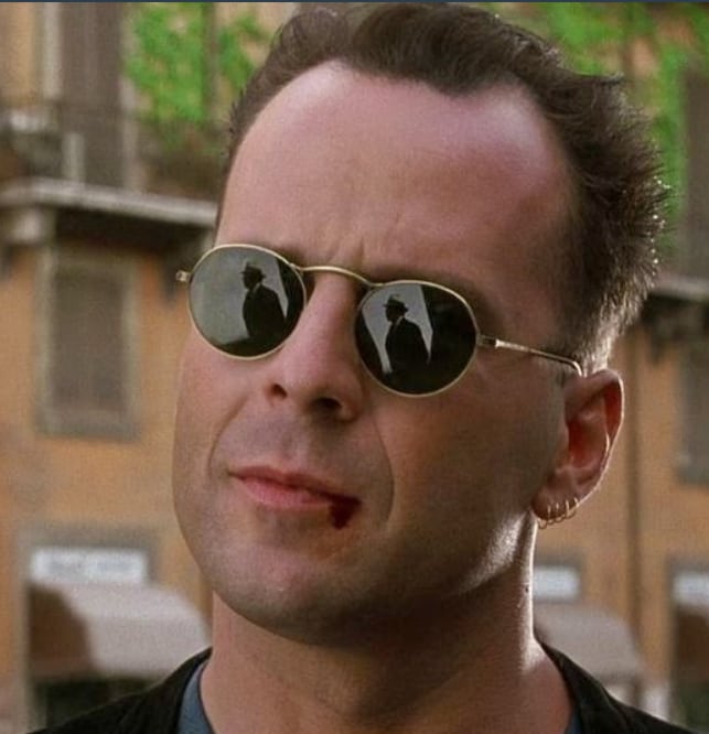 Bruce Willis Glasses Sunglasses 1 800 GET LENS